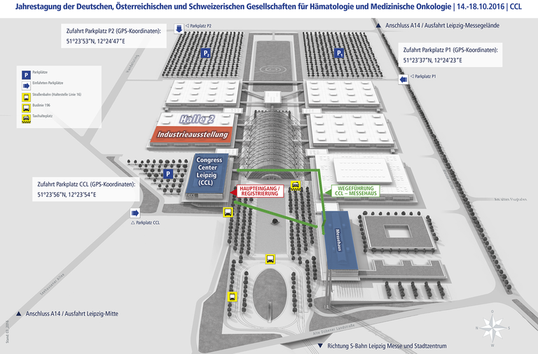 Plan Messegelände