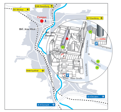 Lageplan Campusgelände